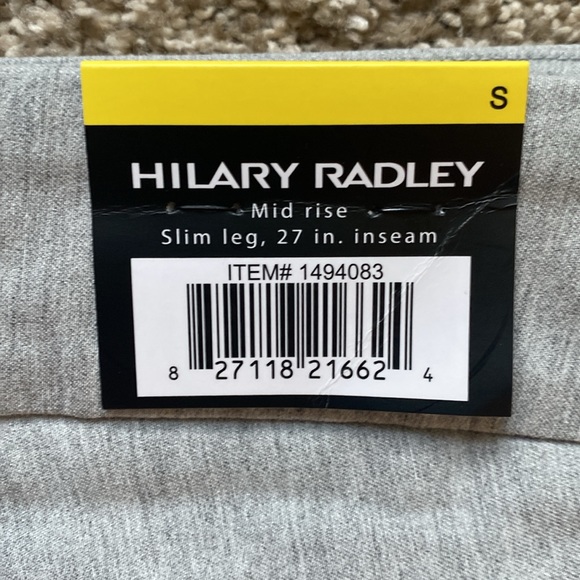 HILARY RADLEY GRAY MID RISE BUILT-IN TUMMY CONTROL PANEL SLIM LEG PANT 🌟NWT🌟 - Picture 14 of 16